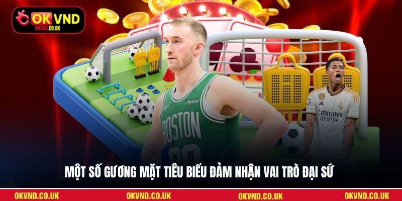 Một số gương mặt tiêu biểu đảm nhận vai trò đại sứ